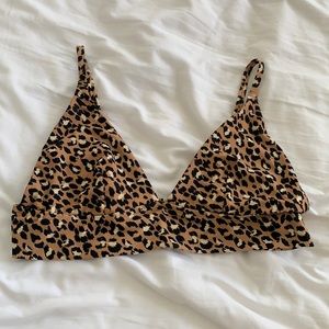 Aerie Cheetah Print triangle top